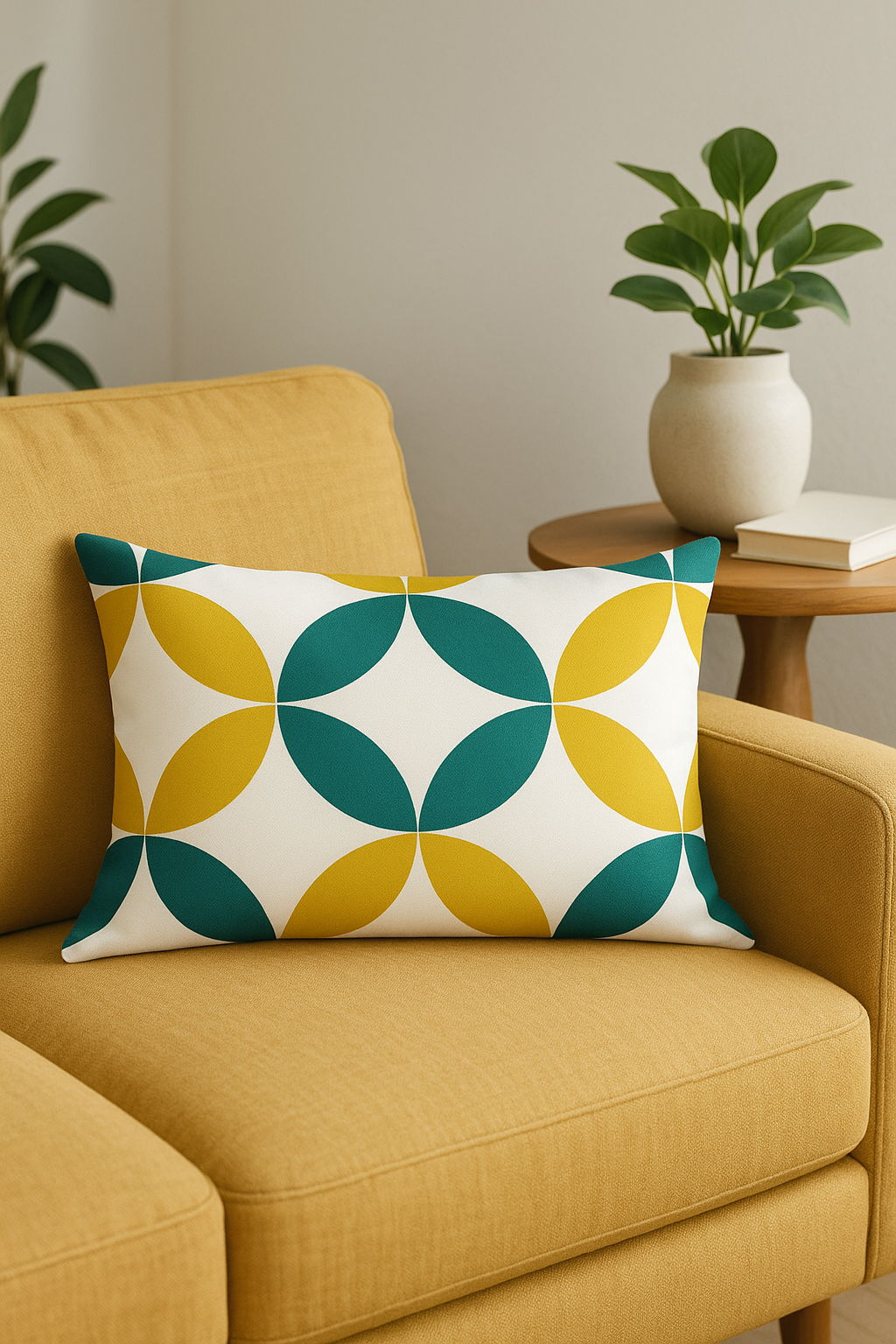 housse de coussin rectangulaire géométrique colorée 30 x 50 cm