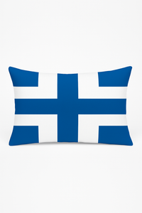 housse de coussin rectangulaire motif animaux marins bleus 30 x 50 cm