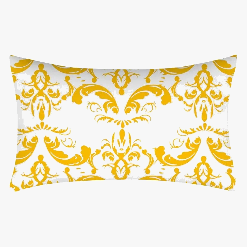 housse de coussin rectangulaire motif mandala géométrique élégant 30x50 cm