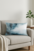 housse de coussin rectangulaire rayures aquarelle style chinois 30 x 50 cm