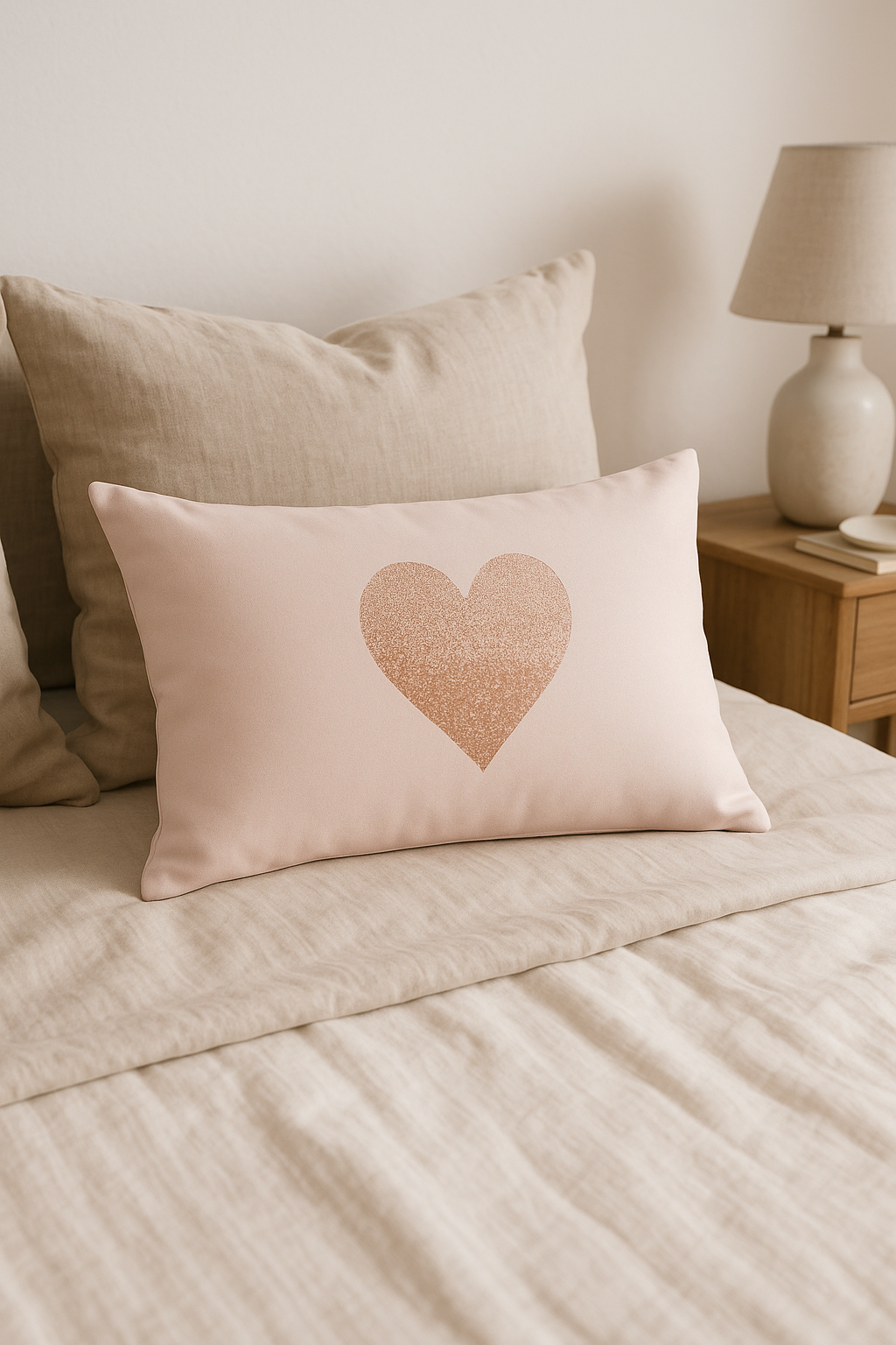 housse de coussin rose motif géométrique tendance décorative pour la maison - vue 2 sur 2