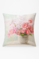 housse de coussin rose style nordique pour déco élégante