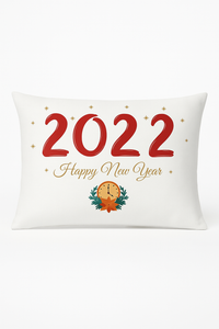 housse de coussin rouge de Noël pour décoration intérieure