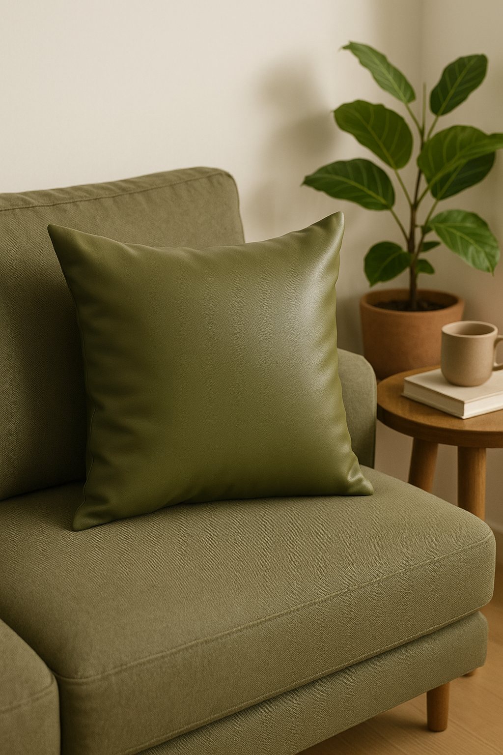 housse de coussin similicuir pour canapé-lit décoratif 45x45 60x60 cm