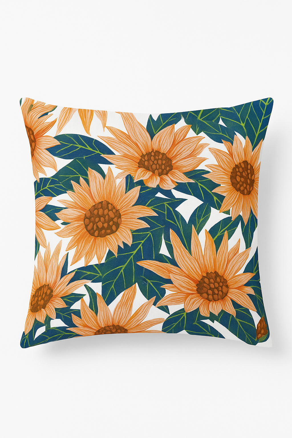 housse de coussin tournesol décoratif pour canapé été