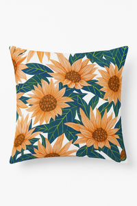 housse de coussin tournesol décoratif pour canapé été