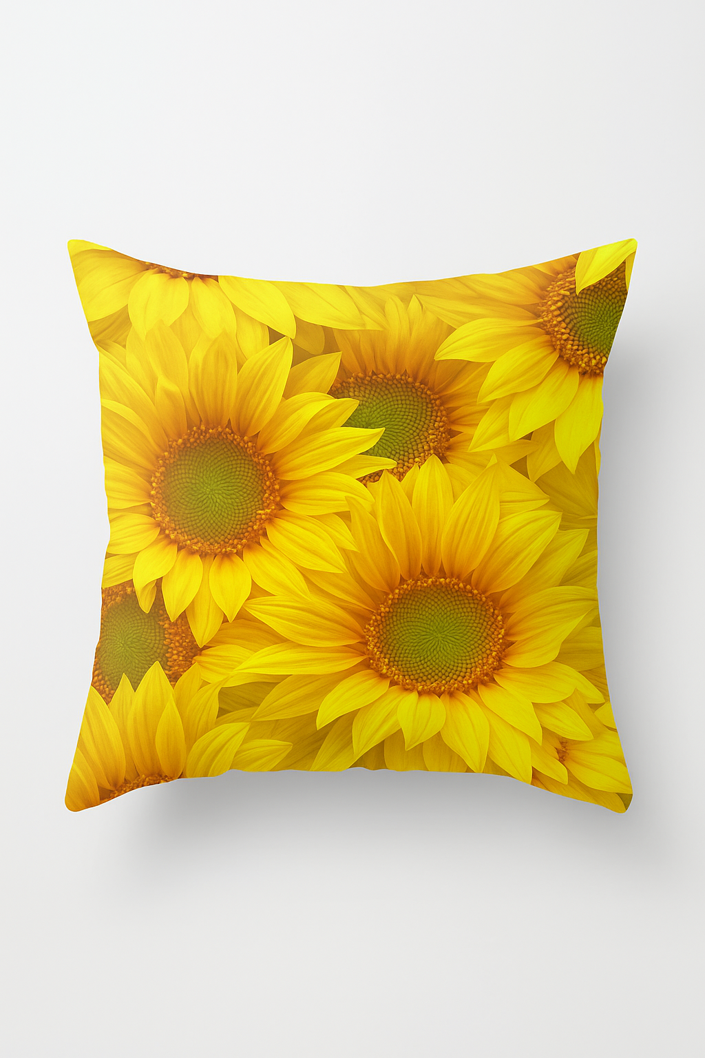 housse de coussin tournesol décoratif pour été
