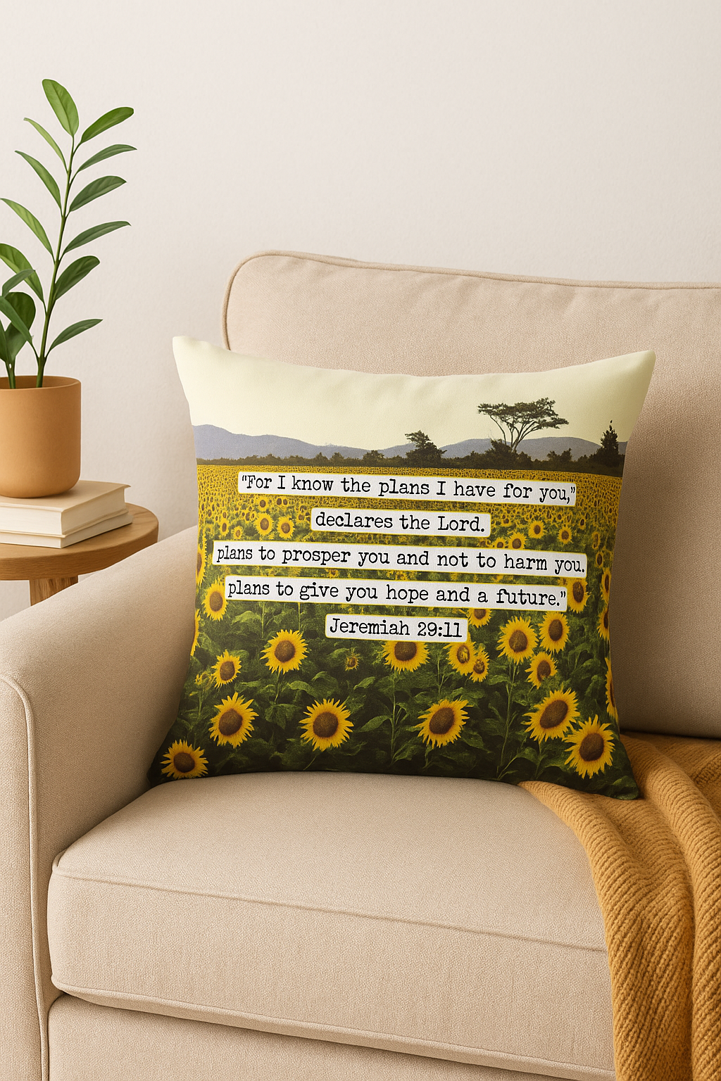 housse de coussin tournesol décoratif pour été et intérieur - vue 2 sur 2