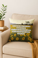 housse de coussin tournesol décoratif pour été et intérieur