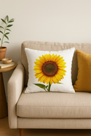housse de coussin tournesol décorative pour l'été
