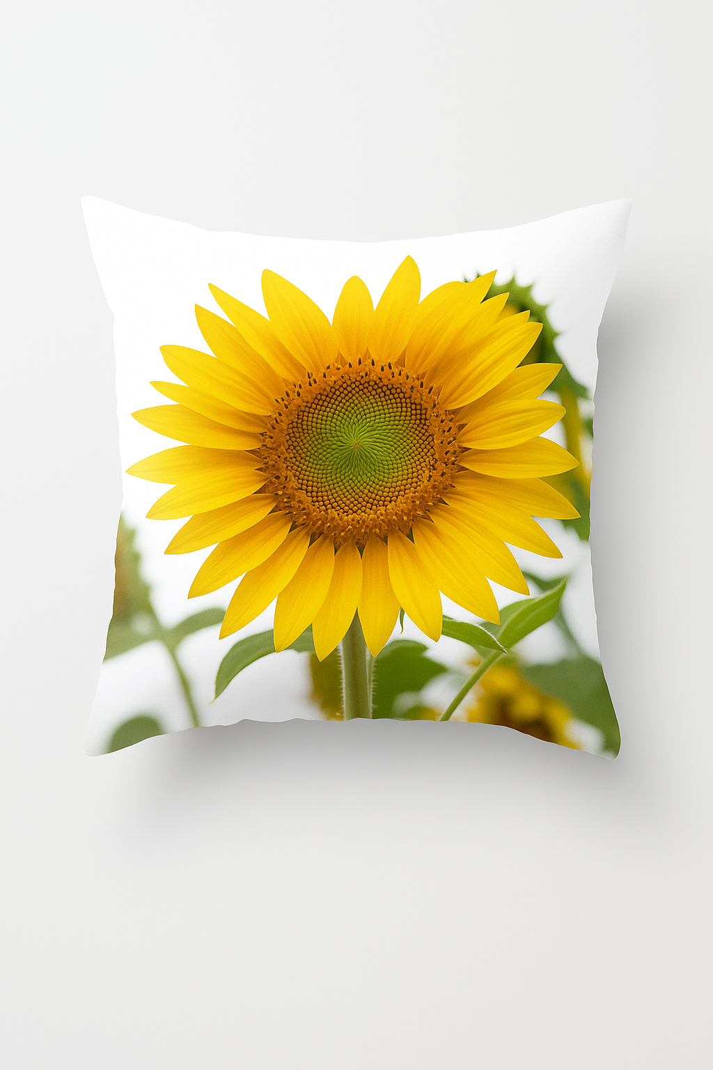 housse de coussin tournesol décorative pour l'été