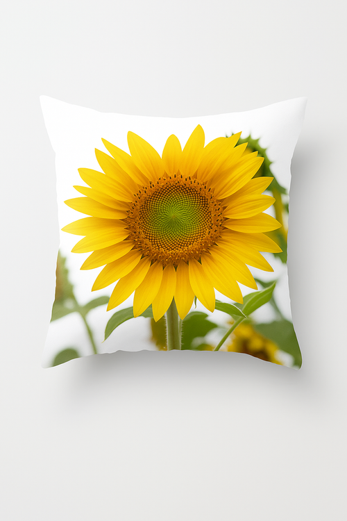 housse de coussin tournesol décorative pour l'été