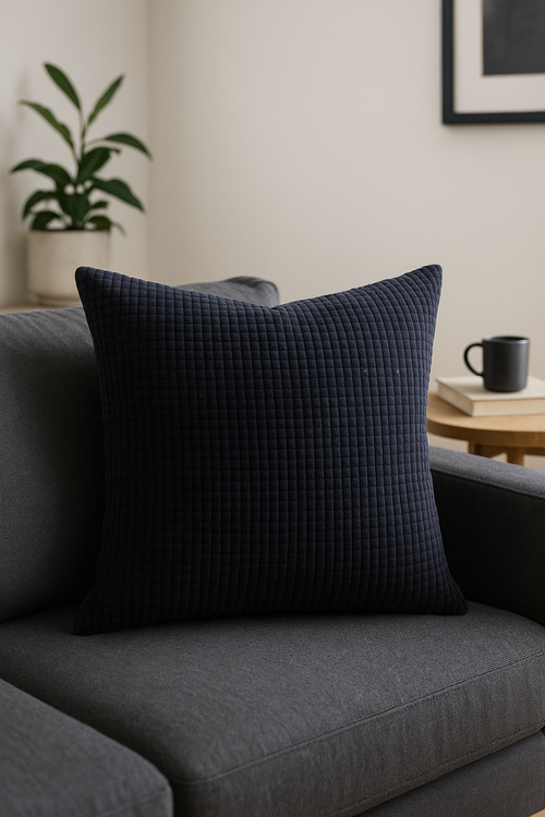 housse de coussin velours côtelé décoratif 40 à 70 cm - vue 2 sur 2