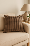 housse de coussin velours côtelé décoratif pour canapé lit