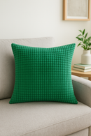 housse de coussin velours côtelé grain de maïs grande taille décorative
