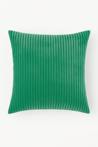 housse de coussin velours côtelé rayé pour canapé-lit