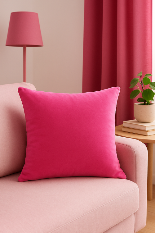 housse de coussin velours doux 25 couleurs plusieurs dimensions disponibles - vue 2 sur 2