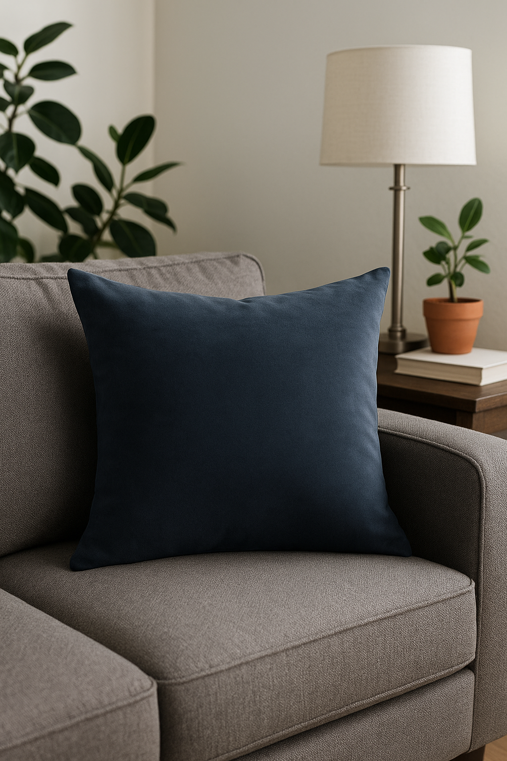 housse de coussin velours doux personnalisable en 25 couleurs - vue 2 sur 2