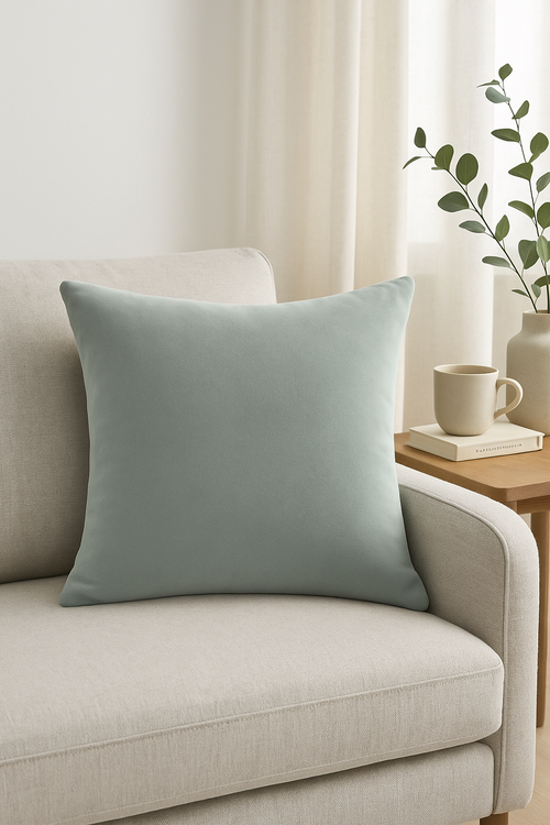 housse de coussin velours doux personnalisable en 25 couleurs - vue 2 sur 2