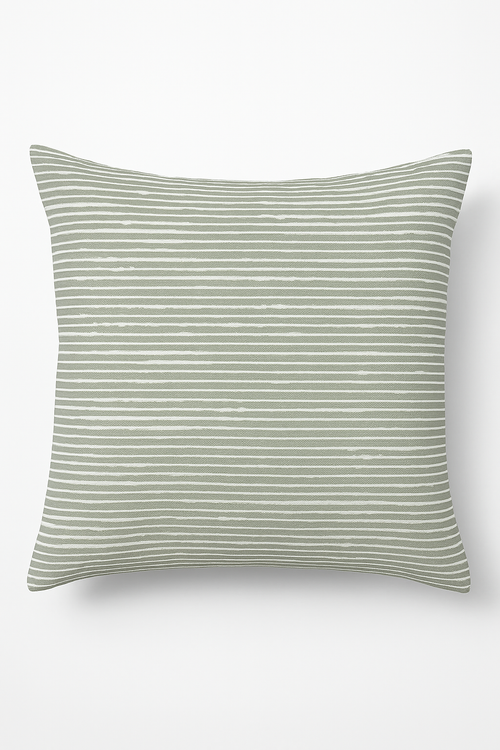 housse de coussin verte géométrique abstraite pour décoration
