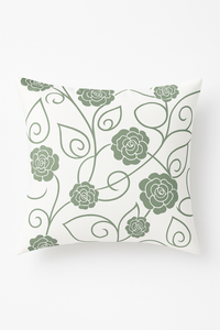 housse de coussin verte géométrique pour canapé moderne
