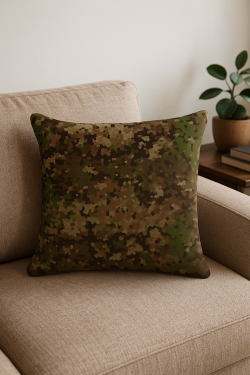 housses de coussin camouflage militaire géométriques décoratives - vue 2 sur 2