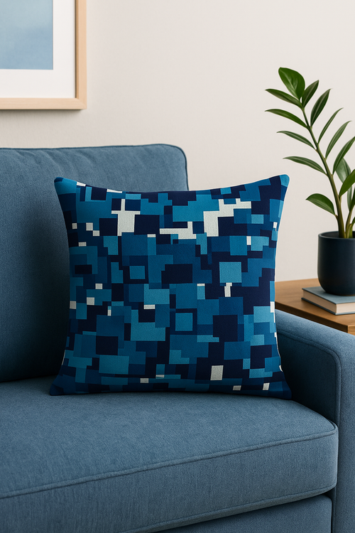 housses de coussin camouflage militaire motif géométrique décoratif - vue 2 sur 2