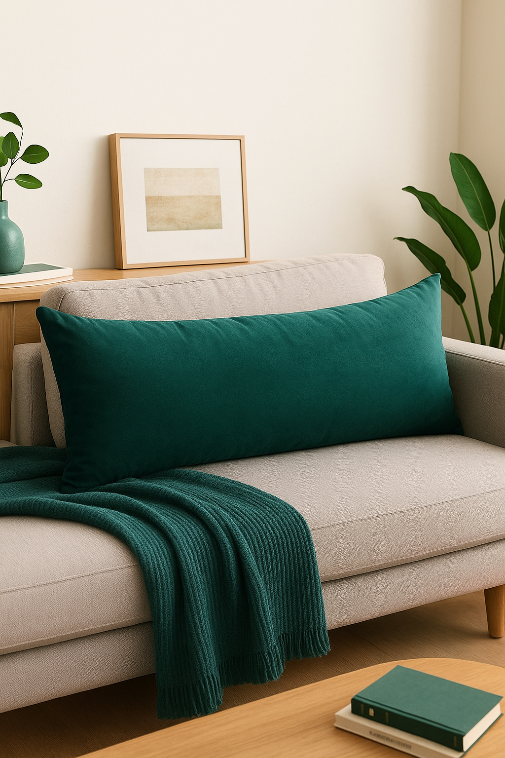 housses de coussin en velours et grande taille 50 x 100 cm 50 x 152 cm - vue 2 sur 2