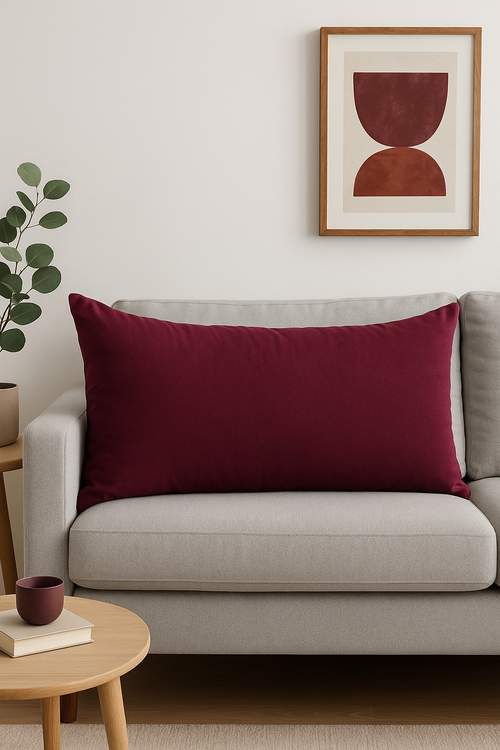 housses de coussin en velours peluche grandes tailles normes d'hygiène - vue 2 sur 2