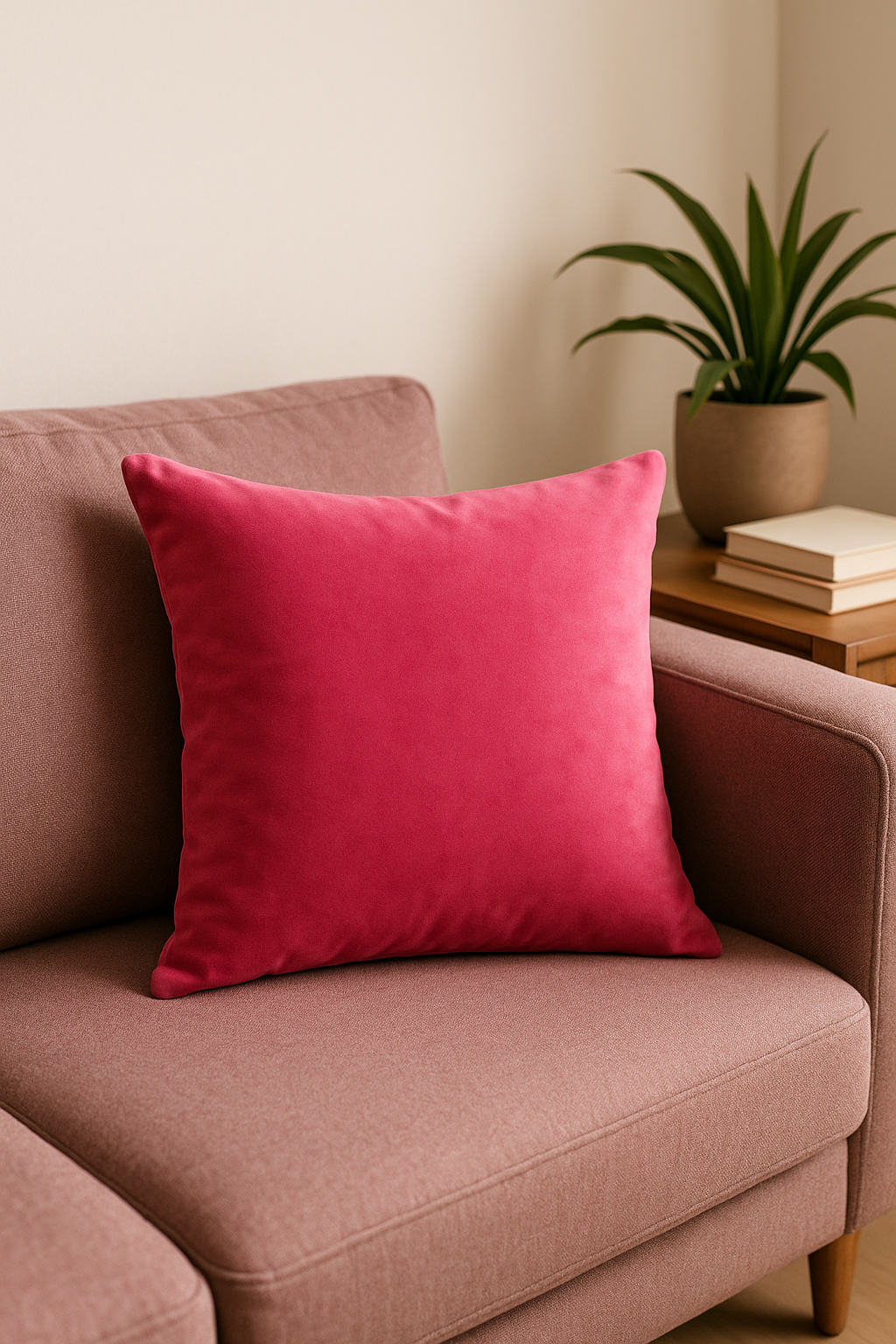 housses de coussin en velours unies pour décoration intérieure - vue 2 sur 2