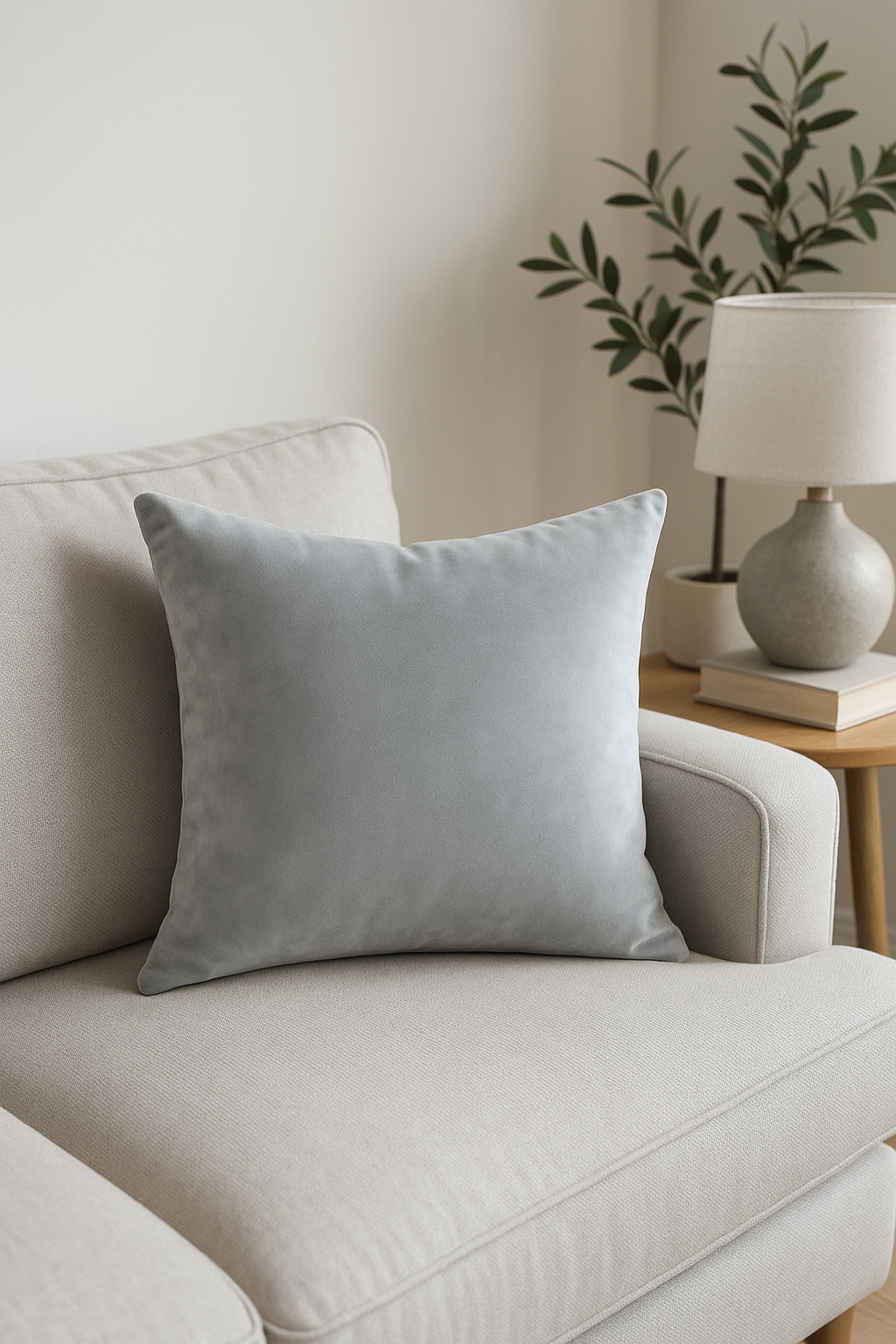 housses de coussin en velours unies pour décoration intérieure - vue 2 sur 2