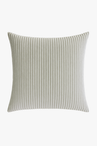 housses de coussin rayées en velours 30x50cm 50x70cm unies