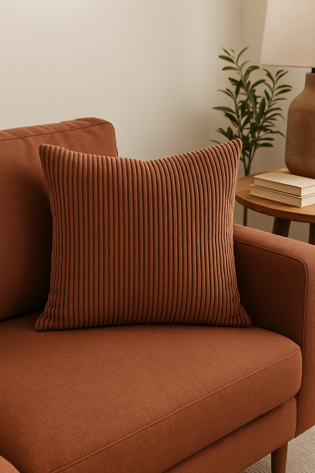 housses de coussin rayées en velours côtelé 30x50 50x70 - vue 2 sur 2
