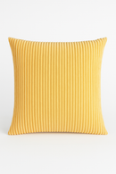 housses de coussin rayées en velours côtelé 30x50 et 50x70 cm