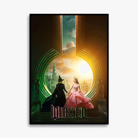 impression sur toile wicked affiche décorative fan d'ariana grande