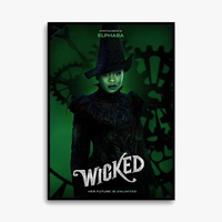 impression sur toile wicked affiche décorative fan de glinda et elphaba