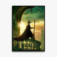 impression sur toile wicked affiche elphaba et glinda décoration intérieure