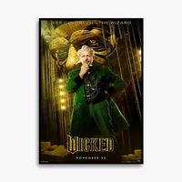 impression sur toile wicked affiche elphaba fan de glinda décorative