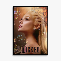 impression sur toile wicked affiche elphaba glinda décorative cadeau