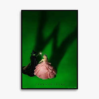 impression sur toile wicked affiche fan de glinda et elphaba décorative