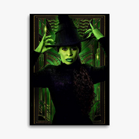 impression toile wicked affiche elphaba glinda décoration intérieure cadeau