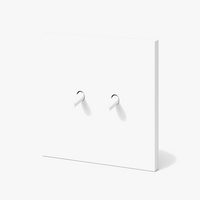 Interrupteur double 2 voies intermédiaire switch en acier blanc mat
