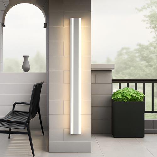 IP65 extérieur LED étanche bande applique moderne cour villa mur lampe de lavage blanc éclairage extérieur - vue 5 sur 6