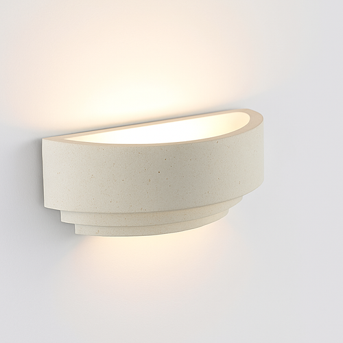 IP65 LED étanche applique murale ciment moderne 110V 220V LED Villa terrasse jardin réverbère rond lune fond porche lampes - vue 2 sur 12