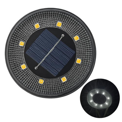 IP68 LED étanche extérieure énergie solaire lumière au sol contrôle de l'éclairage chemin pont lumières cour allée pelouse jardin décoration lampe