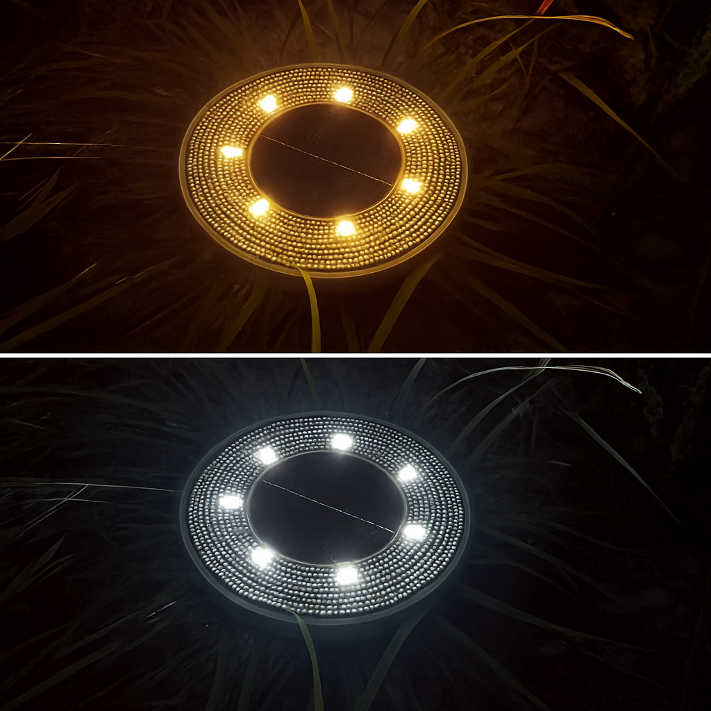 IP68 LED étanche extérieure énergie solaire lumière au sol contrôle de l'éclairage chemin pont lumières cour allée pelouse jardin décoration lampe - vue 3 sur 14