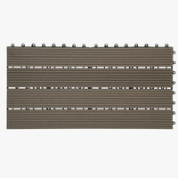 lames de terrasse wpc clipsables effet bois 30x60