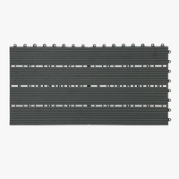 Lames terrasse wpc clipsables 30x60 6 dalles 1m2