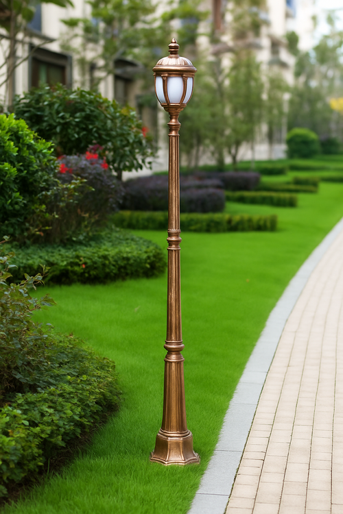 Lampadaire antique européen de lumière de jardin imperméable extérieure - vue 2 sur 7