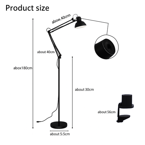 Lampadaire design ajustable Modern - vue 4 sur 5